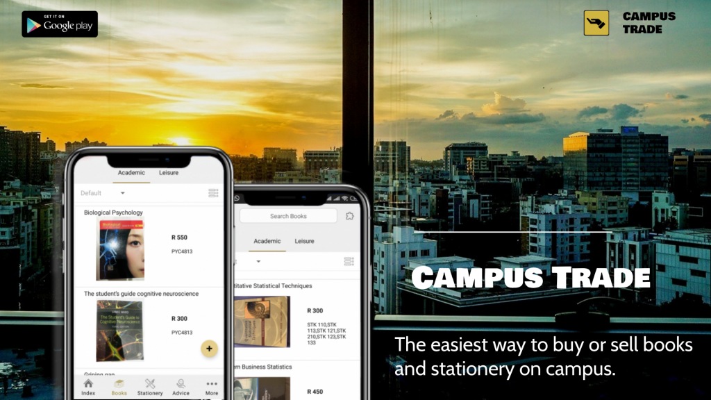 Campus Trade App header