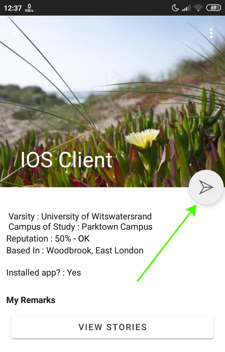 contact user button1