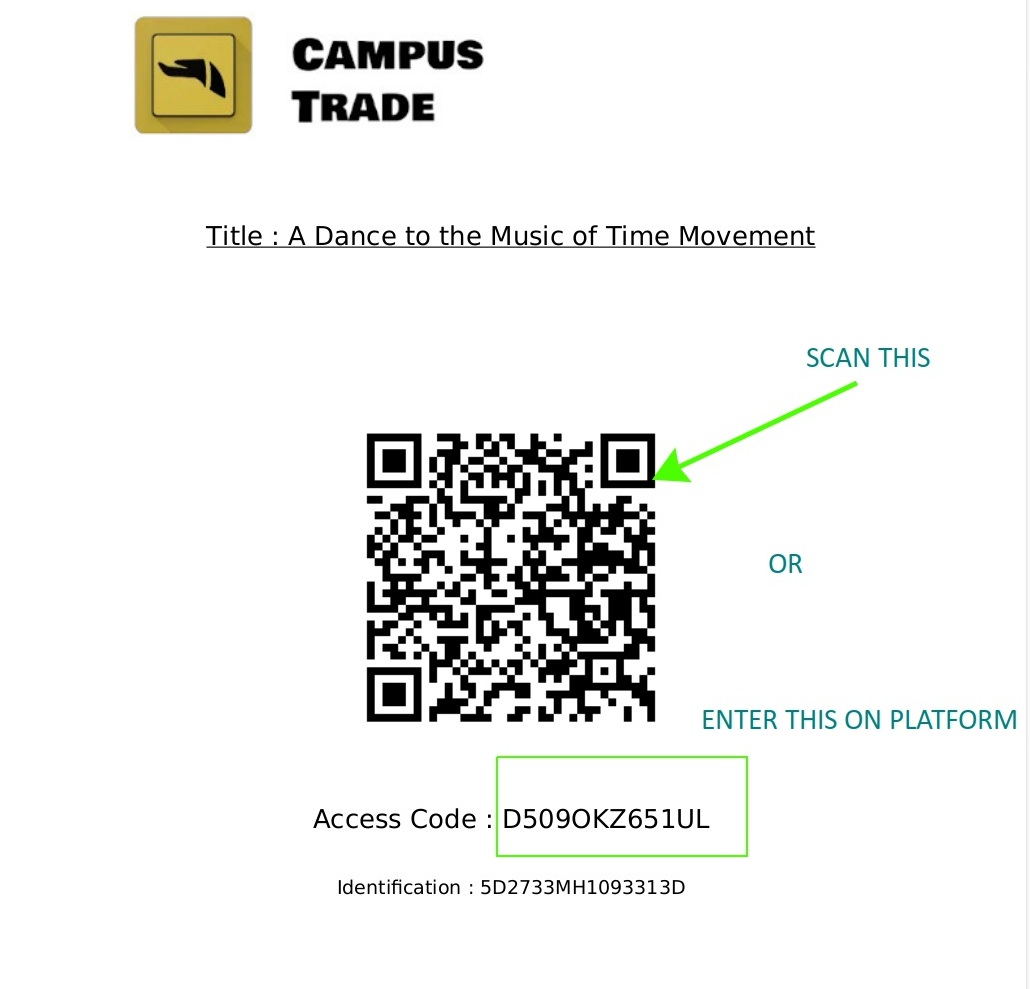 Buy request QR Code