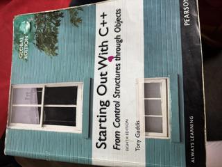 Starting Out with C  , From Control Structures to Objects - cover image
