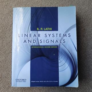 Linear Systems and Signals - cover image