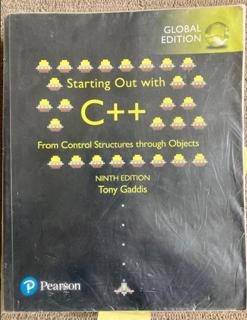 Starting Out with C   , From Control Structures to Objects - cover image