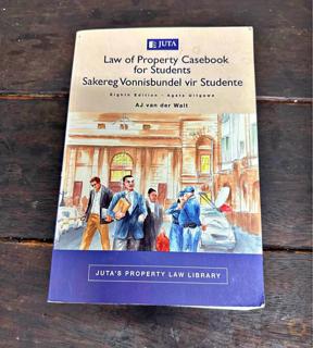 Law of Property Casebook for Students - Sakereg Vonnisbundel vir Studente - Eighth Edition - cover image