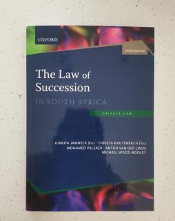 Law of succession  - cover image