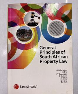 General Principles of South African Property Law - cover image