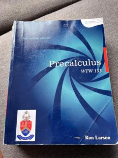 Precalculus WTW 133 - cover image