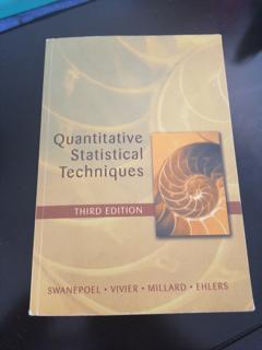 Quantitative Statistical Techniques - cover image