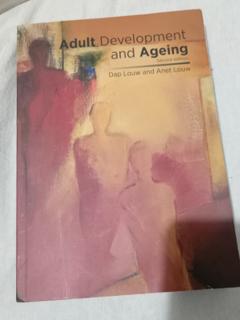 Adult Development and Ageing - cover image