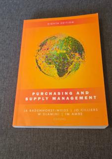 Purchasing and Supply Management - cover image