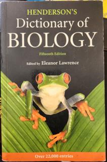 Dictionary of Biology - cover image