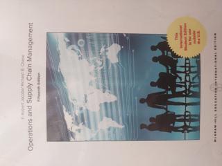 Operations and Supply Chain management - cover image