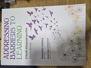 Addressing Barriers To Learning - cover image