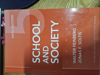 School and Society - cover image