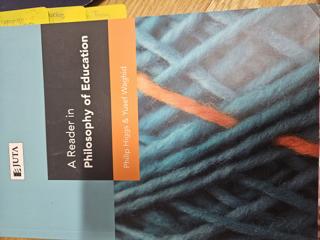 A Reader in Philosophy of Education - cover image
