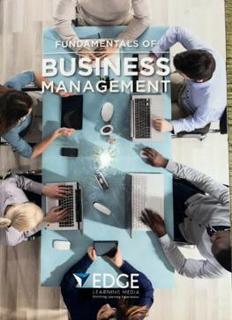Fundamentals to Business Management - cover image