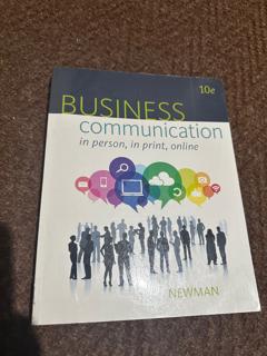 Business Communication in Person, in Print, Online - cover image
