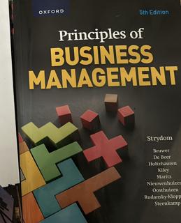 Principles of Business Management - cover image