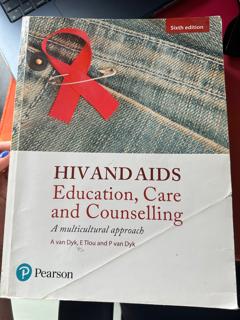 HIV AND AIDS EDUCATION CARE AND COUNSELLING A MULTICULTURAL APPROACH - cover image