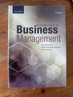 Introduction to Business Management - cover image