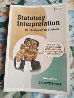 Statutory Interpretation: An Introduction for Students - cover image
