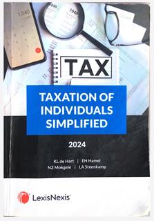 Taxation of Individual Simplified 2024 - cover image