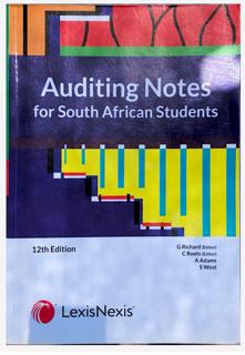 Auditing Notes for South African Students - cover image