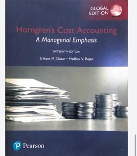 Horngrenâs Cost Accounting - cover image