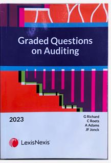 Graded Questions on Auditing 2023 - cover image