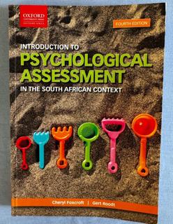 Introduction to psychological assessment in the South African context - cover image