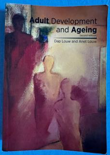Adult Development and Ageing - cover image
