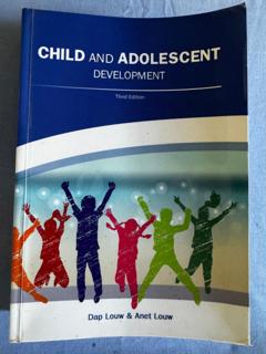 Child and Adolescent Development - cover image