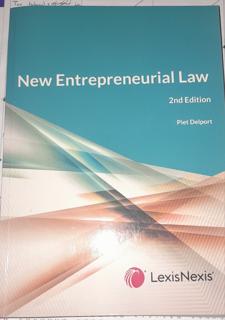 New Entrepreneurial Law - cover image