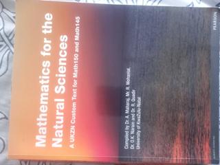Mathematics for the Natural Sciences  - cover image