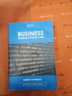 Business Transactions Law - cover image