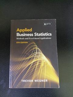 Applied Business Statistics - cover image