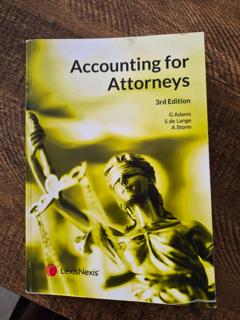 Accounting For Attorneys - cover image