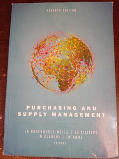 Purchasing and Supply Management  - cover image