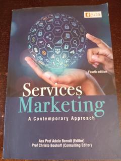 Services Marketing A contemporary approach  - cover image