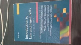 Introduction to Law and Legal Skills in South Africa - cover image