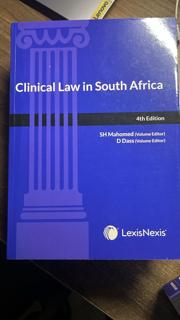 Clinical law in South africa - cover image