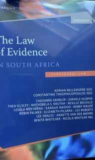 The Law of Evidence - cover image