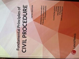 Fundamental Principles of Civil Procedure - cover image