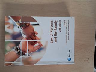 Law of Persons and the Family - cover image