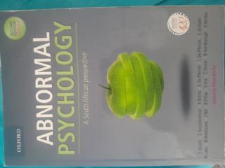 abnormal psychology a south african perspective - cover image