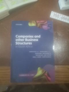 Companies and other Business Structures - cover image
