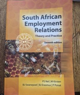 South African Employment Relations Theory and Practise - cover image