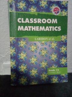 Classroom Mathematics grade 12 learners book - cover image