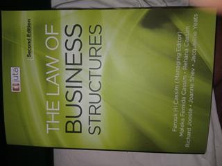 The Law of Business Structures - cover image