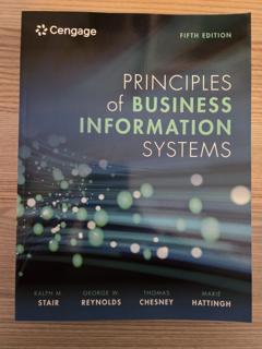 Principles of Business Information Systems  - cover image