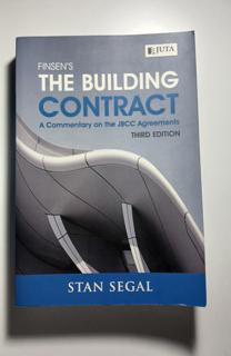 Finstens The Building Contract - cover image
